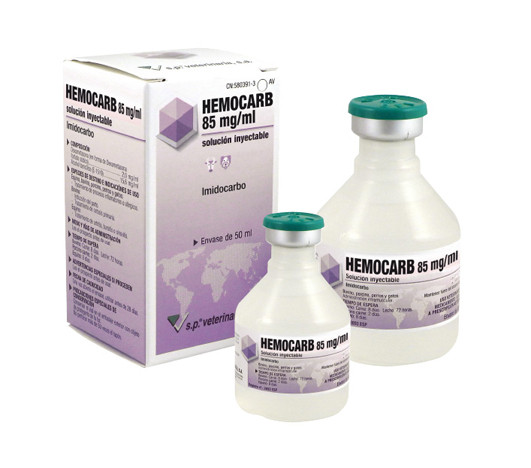 Hemocarb 85 mg/ml solución inyectable